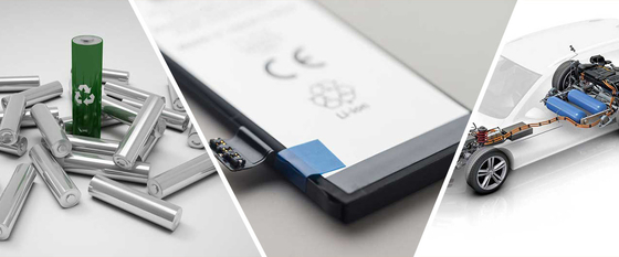 Pin Li-Ion Hensen Graphit Anode Chất liệu có độ tinh khiết cao