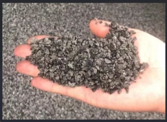 Luyện kim 8500j Than cốc dầu mỏ nung 0-1mm Than cốc dầu mỏ lưu huỳnh thấp